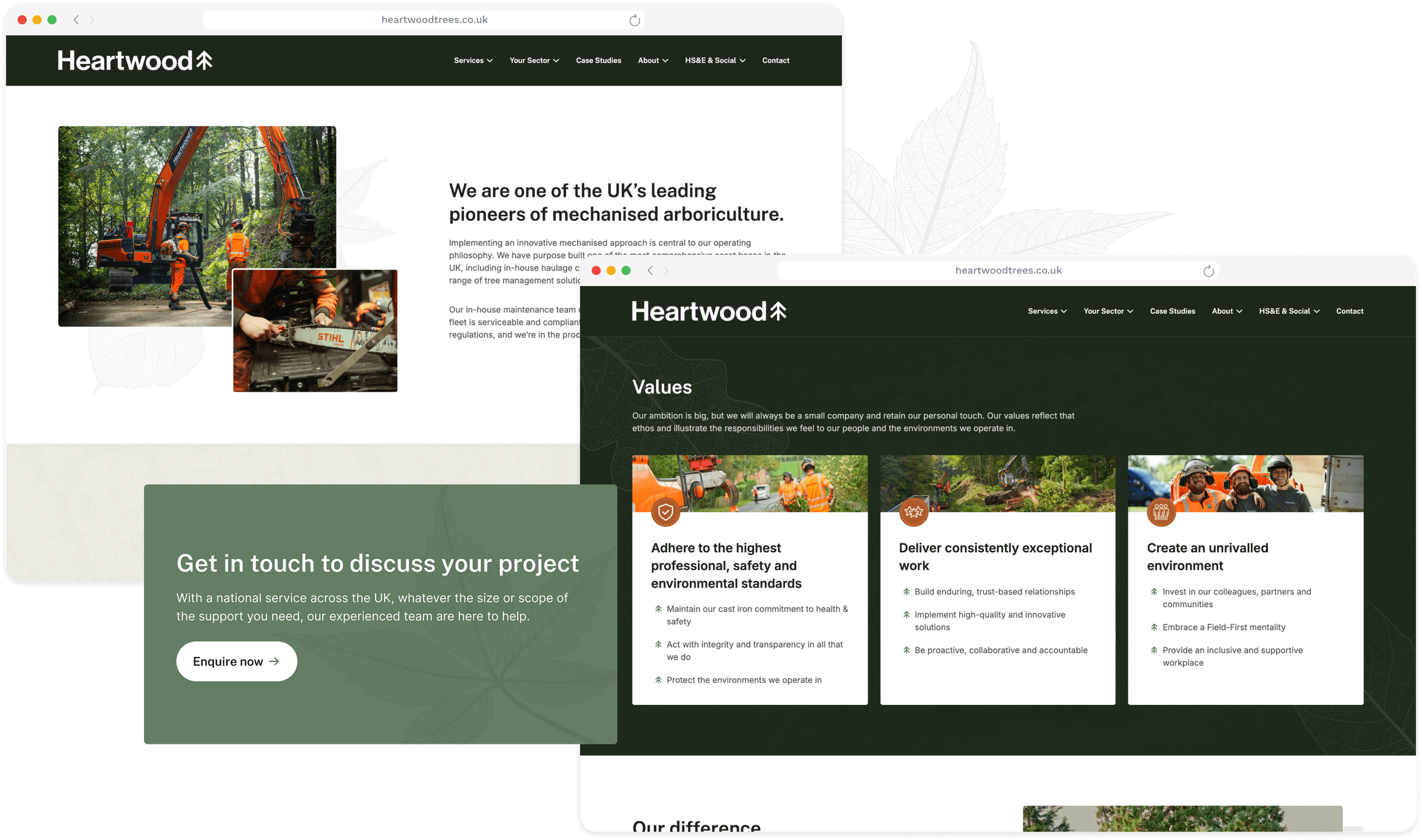Heartwood Mockup
