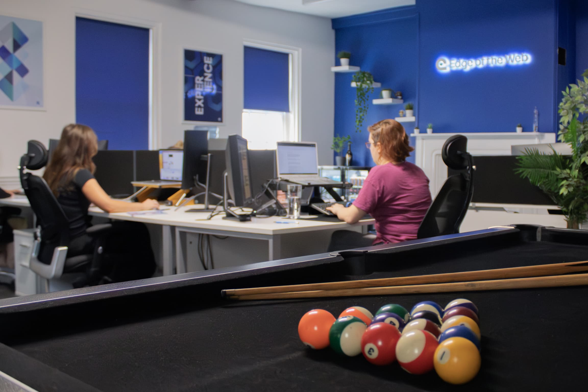 Image of employees working