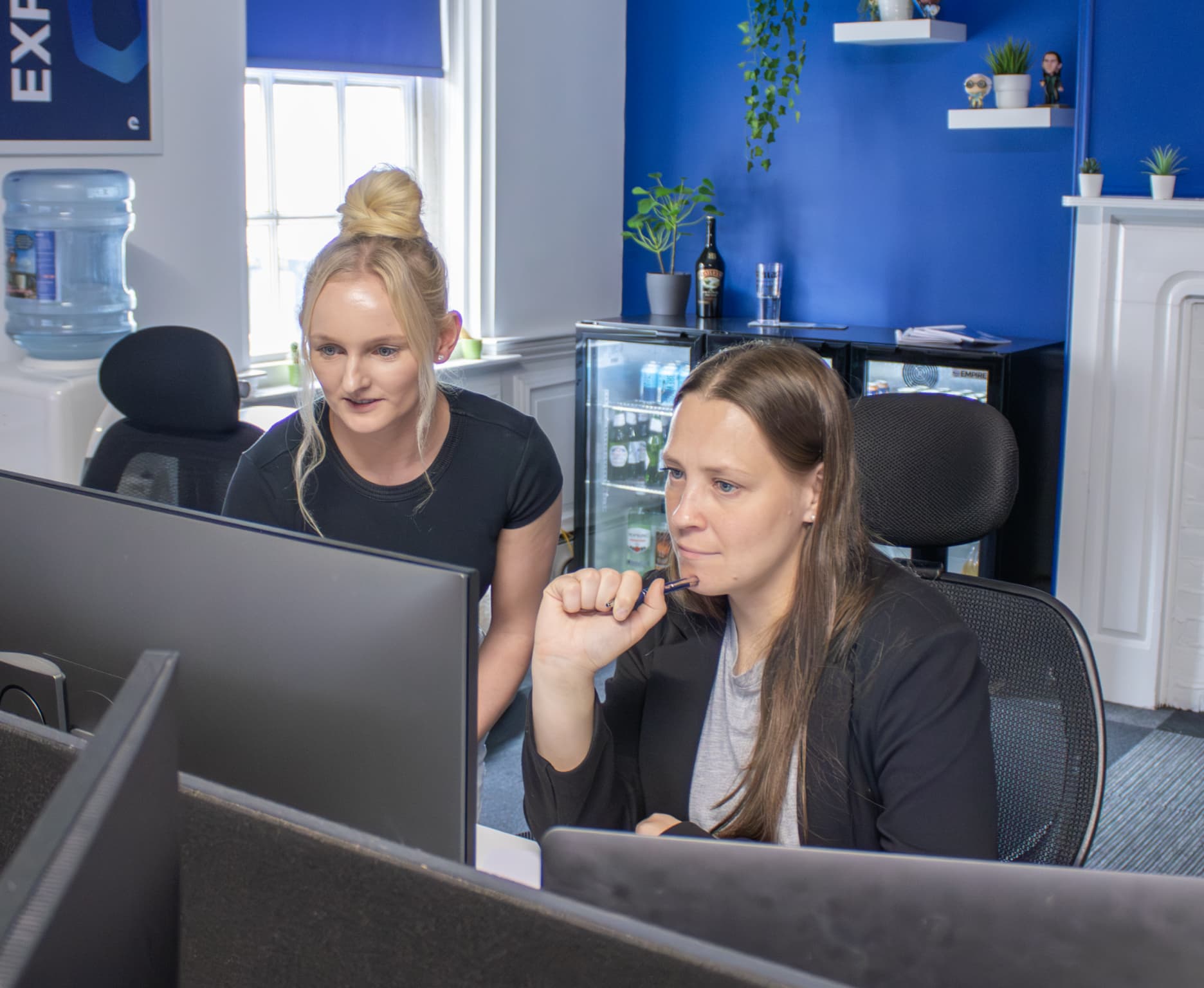 Image of employees working