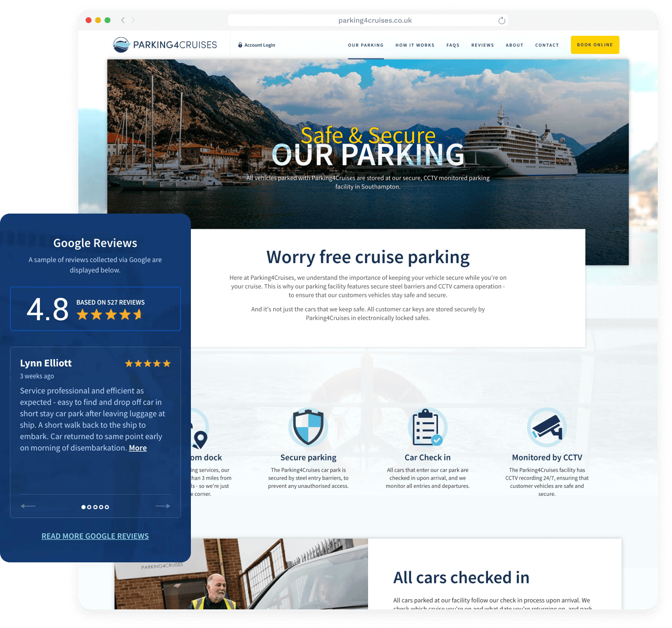 Parking 4 Cruises Mockup Image