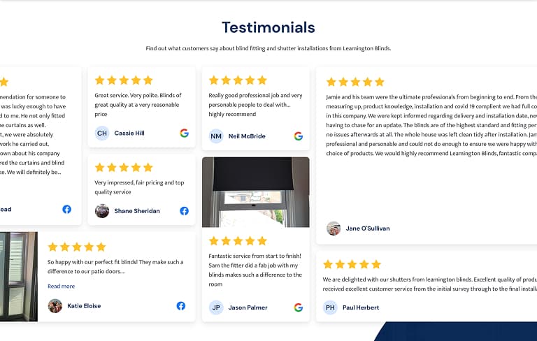 Screenshot of desktop device