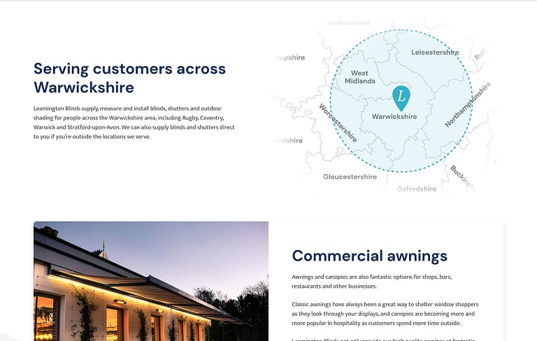 Screenshot of desktop device