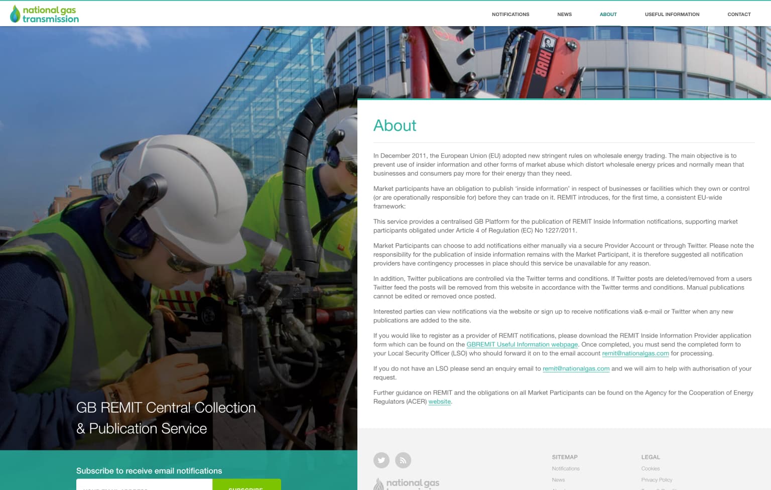 Screenshot of desktop device