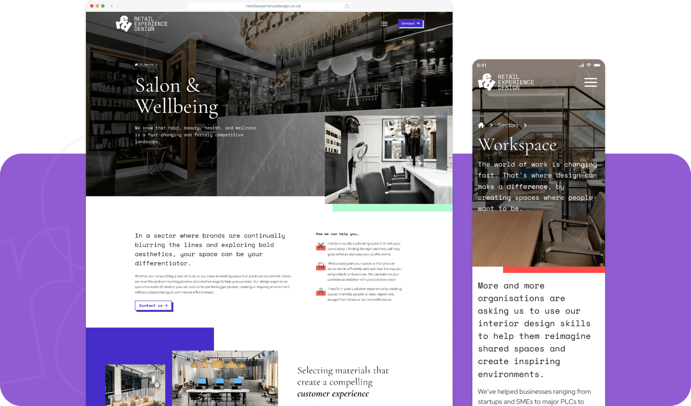 Retail Experience Design Mockup