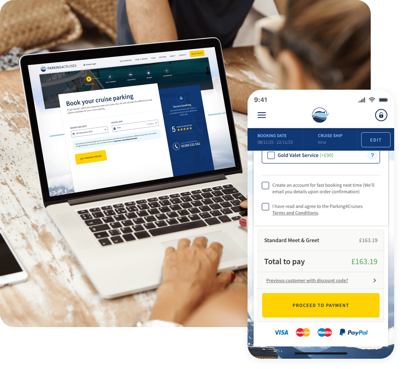 Parking 4 Cruises Mockup Image