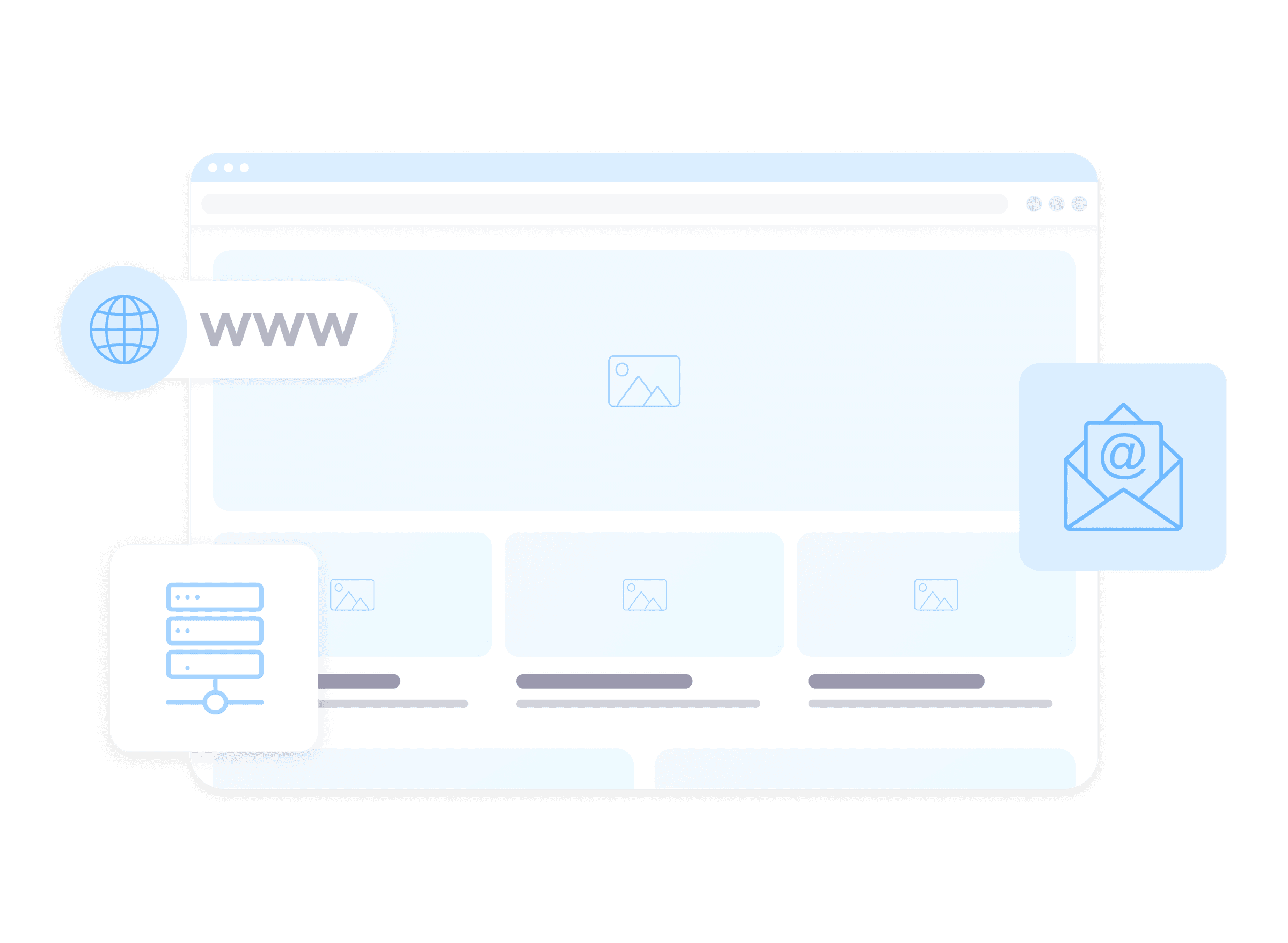 domains hosting and emails